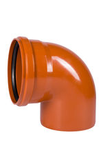 Codo macho-hembra 87,5° PVC con junta elástica Ostendorf/Crearplast-Sistema KG, DN/OD 315 mm